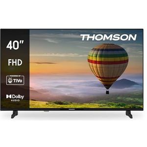 Thomson 40 Inch (100 cm) FHD Smart TV, Wi-Fi, Spraakbesturing, HDR10, Dolby Audio, Triple-Tuner (Kabel/Satellit/Antenne), HDMI, USB, 1 GB RAM, 4 GB Flash – 40FT2S35