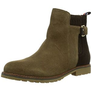 Tommy Hilfiger Anna 8B Chelsea Boot voor meisjes, Bruine Cub Koffieboon 219, 41 EU