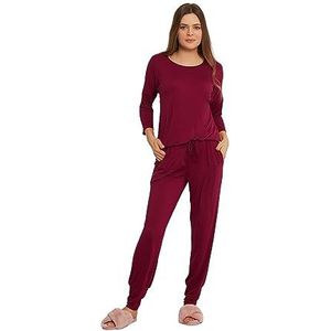 Oh!Zuza Dames Lounge Set H29, Cranberry, S - Size, cranberry, S