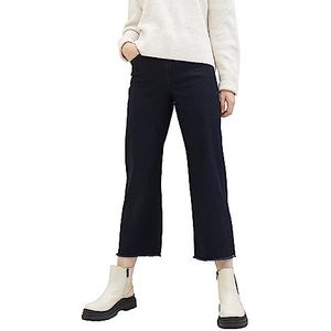 TOM TAILOR Culotte jeans voor dames, 10138-rinsed Blue Denim, 28W x 28L