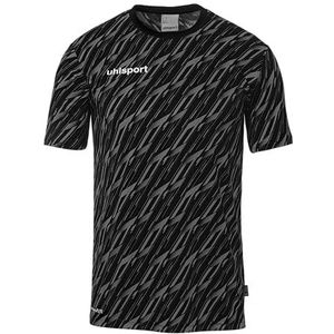 uhlsport Progressive 28 Jersey Korte Mouw Voetbalshirt Sport T-shirt voor Kinderen en Volwassenen - Herensnit - Ademend Voetbalshirt