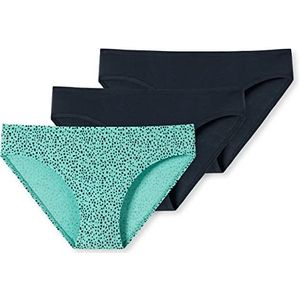 Schiesser Mädchen 3 PACK Unterwäsche Slips - 95/5 Organic Bio Baumwolle - Größe 140 bis 176