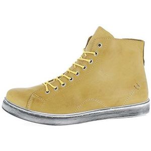 Andrea Conti Veterlaarzen 0341500 High-Top Sneaker Veterlaarzen, geel, 39 EU