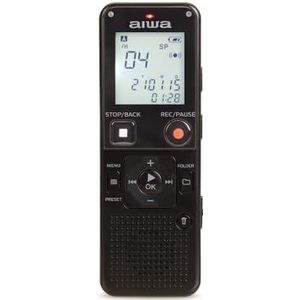 AIWA - DVR-A600 - Digitale Spraakrecorder - Zwart - 16 GB Intern Geheugen