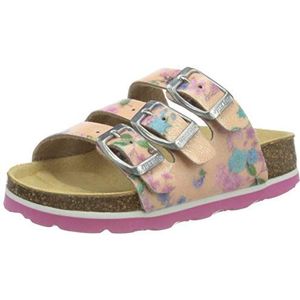 Superfit Pantoffels met voetbed voor meisjes, Roze Roze 55, 27 EU