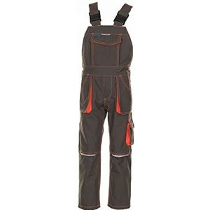 Planam Junior kindertuinbroek olijf oranje model 6122 maat 110-116