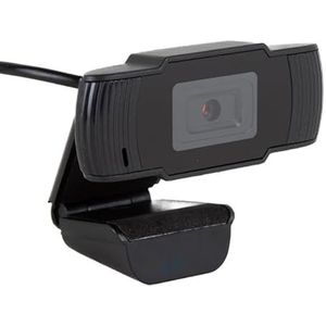 Webcam - USB HD 720p camera met autofocus, ingebouwde microfoon, eenvoudige installatie en universele compatibiliteit