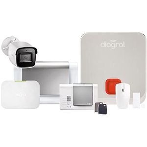 DIAG14CSF connected home alarm pack met externe camera - huisdiervriendelijk - Diagral