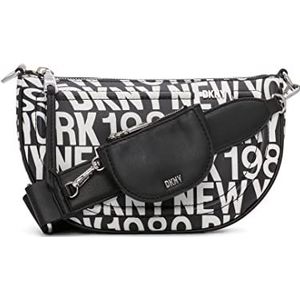 DKNY Dames Orion Crescent-Shaped Bag Crossbody, Black Multi, Black Multi, Eén Maat