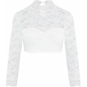 Susa Dirndl-blouse voor dames, ivoor, 34