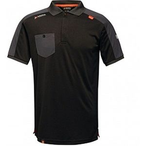 Regatta TRS167LA800 Offensive Wicking Polo, Maat Groot, Zwart