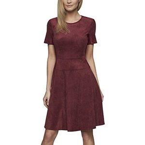APART Fashion dames jurk, Rood (wijnrood 0), 38