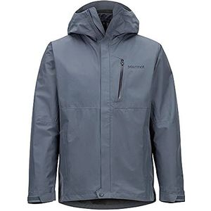 Marmot Heren Minimalist GORE-TEX Component Jacket, Waterdichte, warme GORE-TEX-regenjack, winddichte regenjas voor op de fiets, ademend hardshell windjack als overgangsjas, Steel Onyx, M