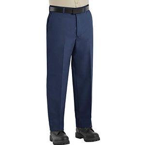 Red Kap Men's Wrinkle-Free Work Pants, Navy, 62W x 30L