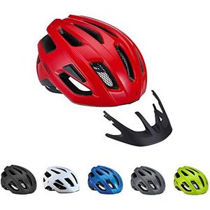 BBB Cycling BHE-29 helm voor volwassenen, uniseks, glanzend rood, large 58-62 cm, glanzend rood, L (58-61 cm)