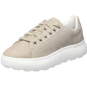 Geox D Spherica Ec4.1 B Sneakers voor dames, zand, 36 EU