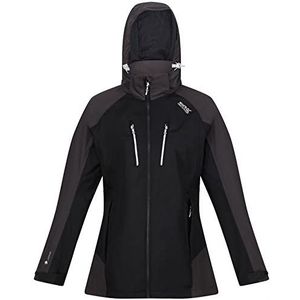 Regatta Dames Calderdale IV waterdichte wandeljas, Zwart/Ash, 38
