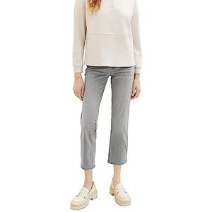 TOM TAILOR Alexa Straight Jeans voor dames, 10212 - Clean Light Stone Grey Denim, 27W / 28L