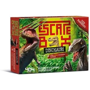 Asmodee - Escape Box: Dinosaurus, Escape Game, set voor het organiseren van een jacht, Italiaanse editie, 8474