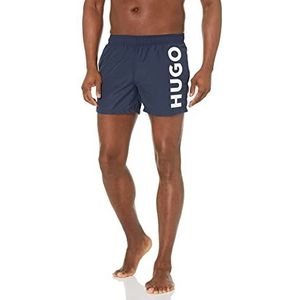 HUGO Heren Abas Zwembroek, Donkerblauw/Wit, Medium, donkerblauw/wit, M