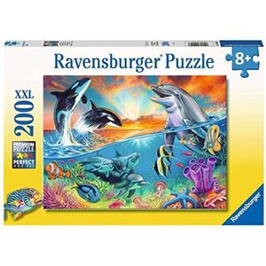 Ravensburger 129003 Puzzel Oceaanbewoners - Legpuzzel - 200 Stukjes