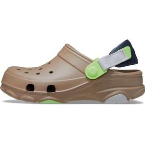 Crocs Uniseks klassieke all-terrain klomp K Sneaker, Khaki Multi, 32/33 EU