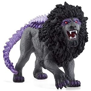 schleich 42555 Eldrador Creatures Mythische Shadow Lion actiefiguur, zeer gedetailleerd en realistisch beeldje met transparante staart, zeer duurzaam monsterspeelgoed, cadeau voor jongens, meisjes,