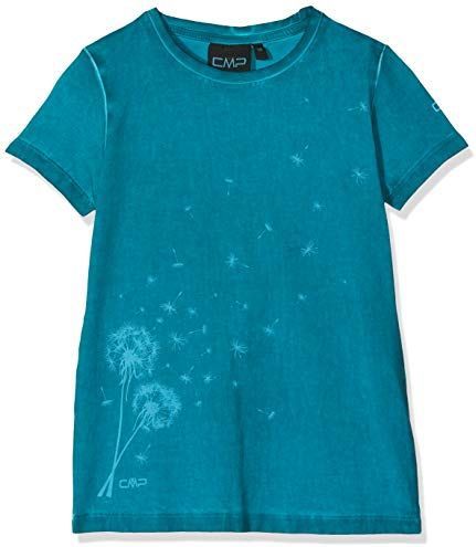 CMP - Meisjes-T-shirt - Kleurig - Jersey - Bloemenmotief