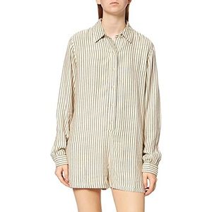Hurley Vrouwen W Button Front Shirt Romper Casual Jurk