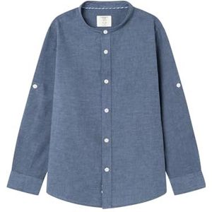 SPRINGFIELD T-shirt Ml Lino Mao Boys, Maritiem Blauw, 6 años