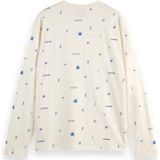 Scotch & Soda - 750 Jaar Viering - T-shirt - Bedrukt - Lange Mouwen - Relaxed Fit