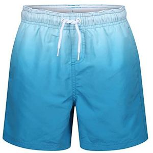RIPT Essentials Jongenszwemshort Quick Dry UV 50 Zonbescherming Peach Finish Zwemshort Trunks, Blauwe dip-dye, 9-10 Jaren
