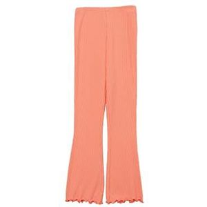 s.Oliver Jerseybroek Wide Leg Jersey broek met brede pijpen voor meisjes en meisjes, Oranje., 116