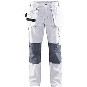 Blaklader 71311210 damesschilderbroek, wit/grijs, maat D23