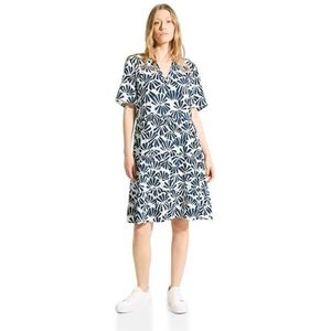 CECIL Tuniek jurk met print, Dark Petrol Blue, M