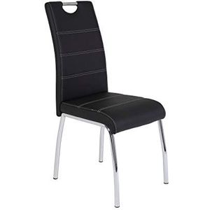 Apollo SUSI stoel, metaal, zwart, per stuk verpakt