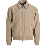 JACK & JONES Heren Jcocover Bomber Jacket, greige, L, grijsbeige, L