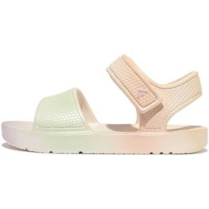 fitflop iQUSHION KIDS TODDLER SCHOMBRE-PEARL B/STRAP SANDALS, sandalen, Urban White Mix, 25 EU