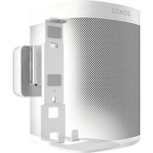 VOGEL'S SOUND 4201 speaker beugel voor Sonos One & One SL | Kantelbaar (-30°/+30°) en draaibaar (70°) | Ook geschikt voor Sonos Play:1 | Wit
