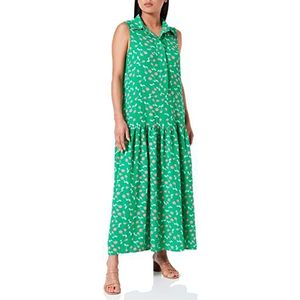 Liquorish Oversized maxi-jurk met kersenprint voor dames in groen casual, 8