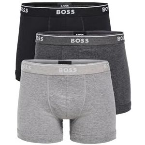 BOSS Hugo retroshorts voor heren, Multi Grijs/Antraciet/Zwart, M