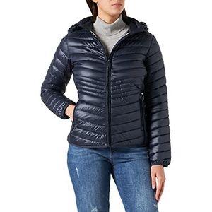 TOM TAILOR Dames Lichtgewicht gewatteerde jas met capuchon 1029206, 10668 - Sky Captain Blue, L