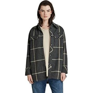 G-STAR RAW Dames BF Overshirt, Multicolor (cloack Louis Check C840-D485), XXS
