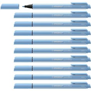 Nylon Tip Schrijven Pen - STABILO pointMax ijsblauw Doos van 10