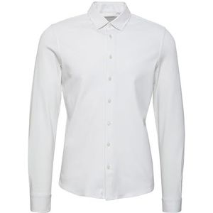 CASUAL FRIDAY Cfarthur Ls Bu Jersey shirt voor heren, 110601/Helder Wit, L