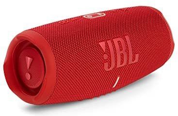 JBL Charge 5 Bluetooth luidspreker in rood ; Draagbare, draadloze luidspreker met diepe bas, IP67-waterbestendig en stofdicht, 20 uur afspeeltijd, ingebouwde powerbank