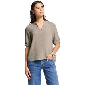 Street One Studio 3411866 tuniek van chiffon, zandschaal, beige, 40 dames, Sandshell Beige, 38