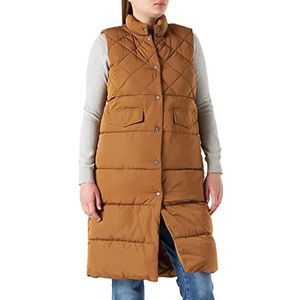 ONLY Gewatteerde bodywarmer voor dames, bruin (Toasted Coconut), XS