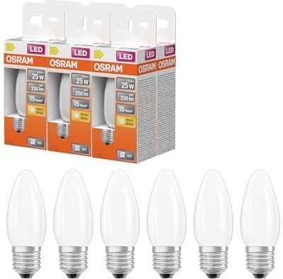 Osram - LED Lamp - Kaars B35 - 2700K - 6x 1.8W (25W)