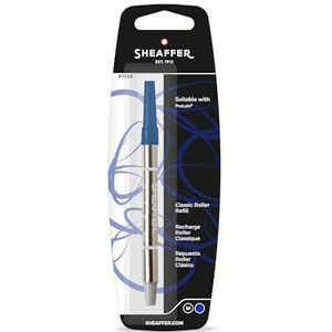 Sheaffer Klassieke SH-97325 Originele navulling voor gelinkt Rollerball pen, medium punt, compatibel met Shaeffer Prelude en Legacy Rollerball pennen, 1 pack, blauw